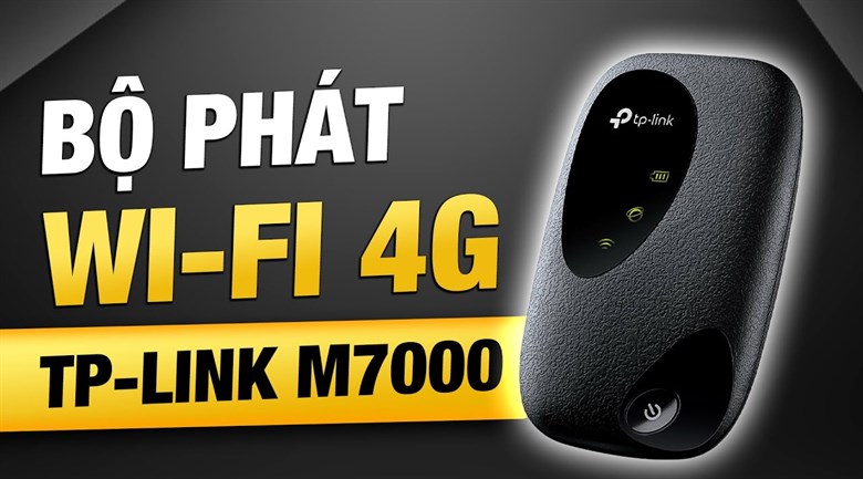 Bộ phát Wifi di động 4G LTE 300Mbps TP-Link M7000