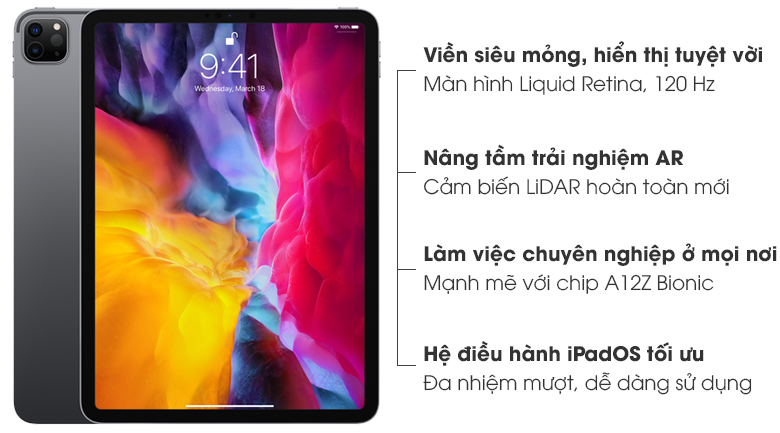 Máy tính bảng iPad Pro 11 inch Wifi 128GB (2020)