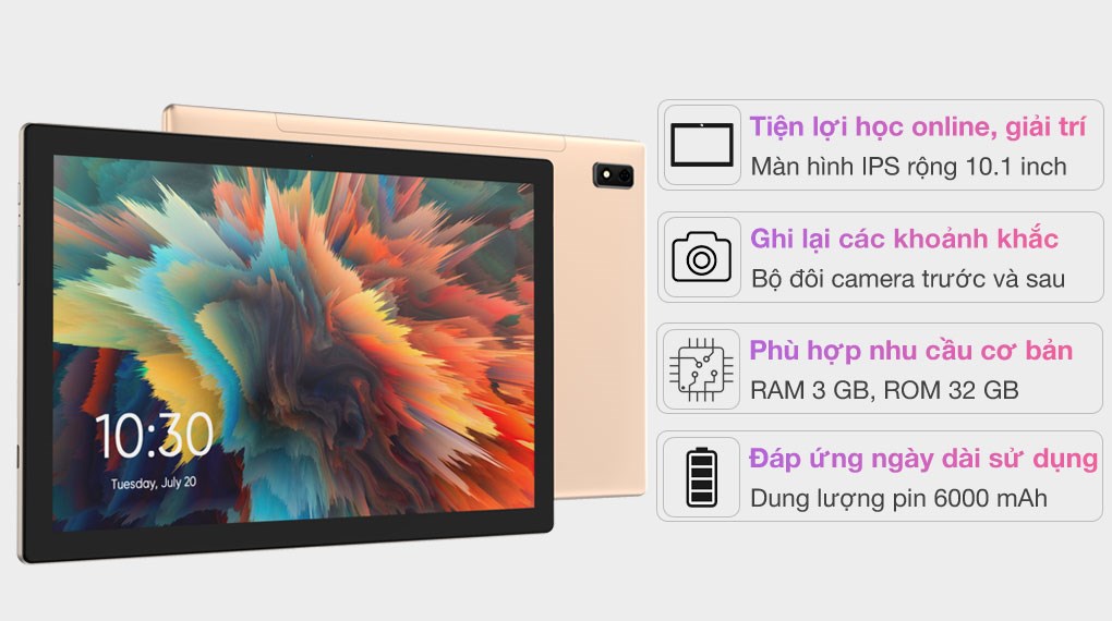 Máy tính bảng Masstel Tab 10.1" 4G 3GB/32GB