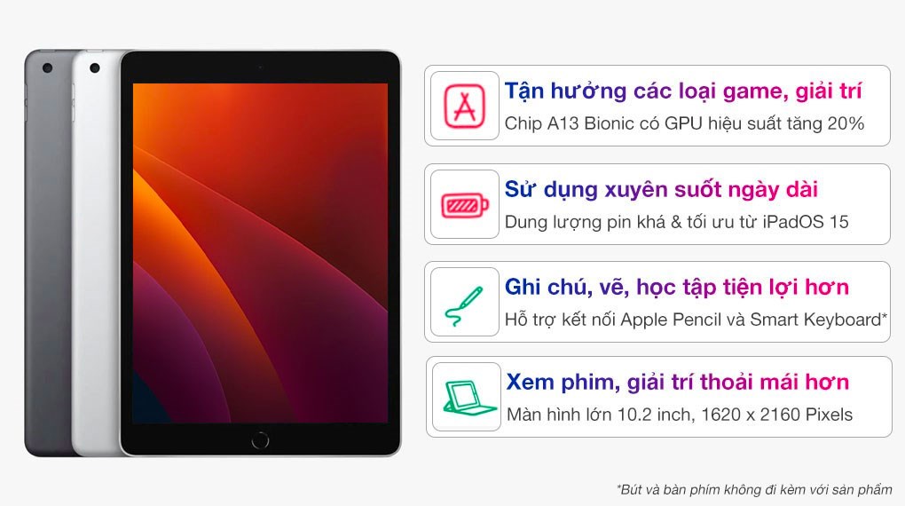 Máy tính bảng iPad 9 4G 256GB
