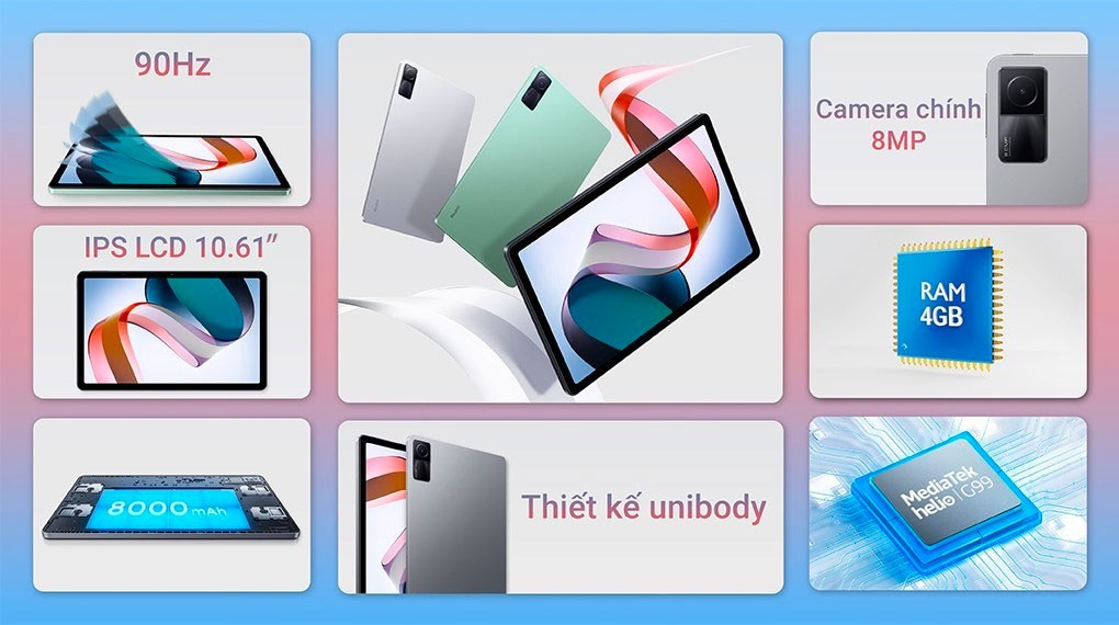 Máy tính bảng Xiaomi Redmi Pad (4GB/128GB)