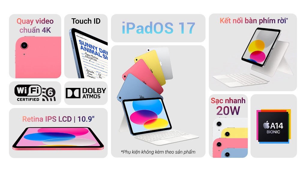 Máy tính bảng iPad 10 WiFi 64GB