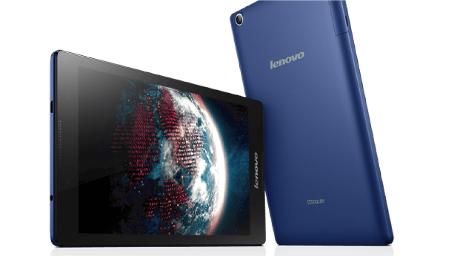 <p>Lenovo Tab 2 A8 với thiết kế đơn giản, tinh tế đặc trưng tr&ecirc;n d&ograve;ng Tab A. M&aacute;y được tạo th&agrave;nh bởi nhựa polycarbonate c&ugrave;ng mặt k&iacute;nh đen tăng hiệu ứng thị gi&aacute;c</p>