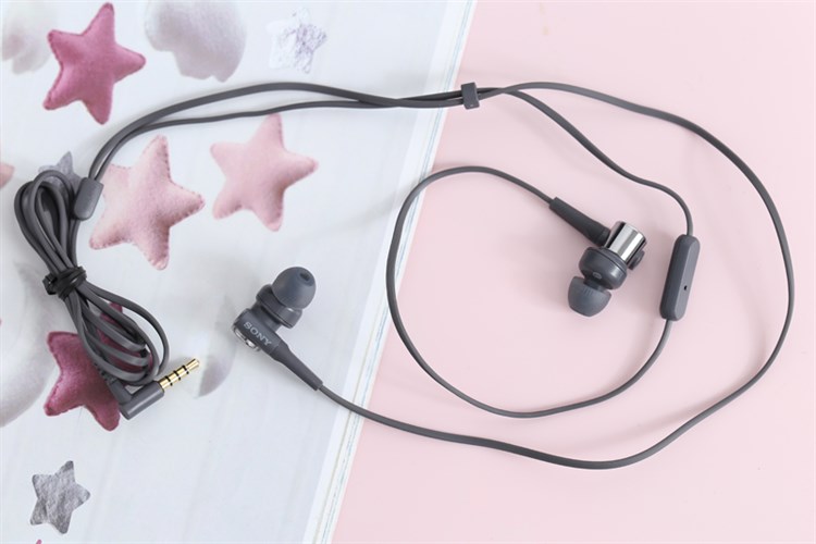 Tai nghe Có Dây Sony Extra Bass MDR-XB55AP Màu Đen