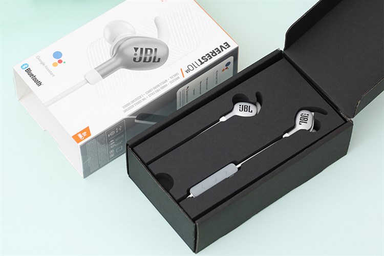 Tai nghe Bluetooth JBL V110 Màu Trắng - Bạc
