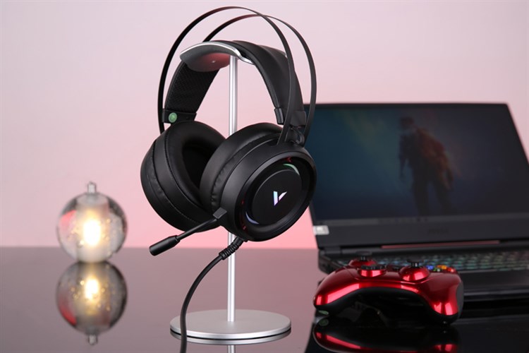 Tai nghe Chụp Tai Gaming Rapoo VH500 7.1 Màu Đen