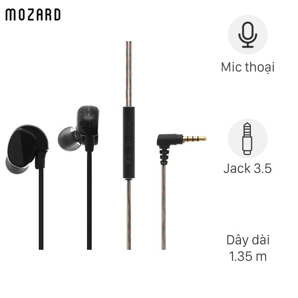 Tai nghe Có Dây dual driver EP Mozard S80