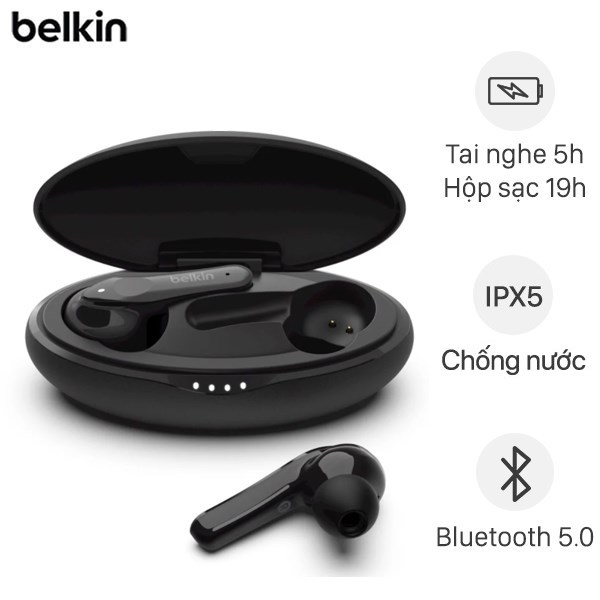 Tai nghe Bluetooth True Wireless Belkin Soundform Move PAC001