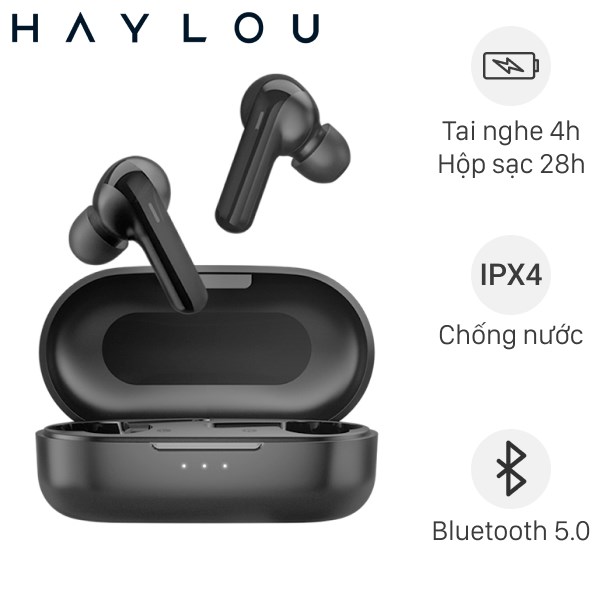 Tai nghe Bluetooth True Wireless Haylou GT3 Đen