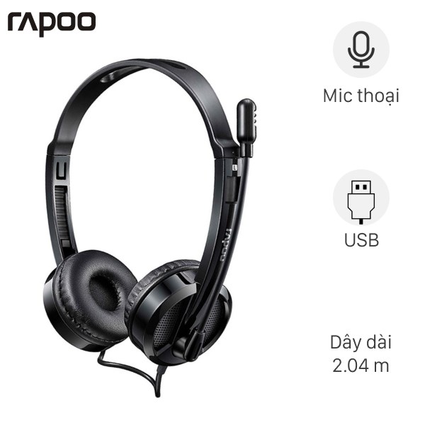 Tai nghe Chụp Tai Rapoo H120