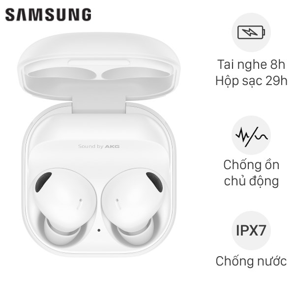 Tai nghe Bluetooth True Wireless Samsung Galaxy Buds 2 Pro R510N Trắng
