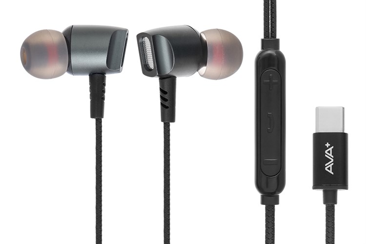 Tai nghe Có dây Type C AVA+ LiveBass S870 Màu Đen