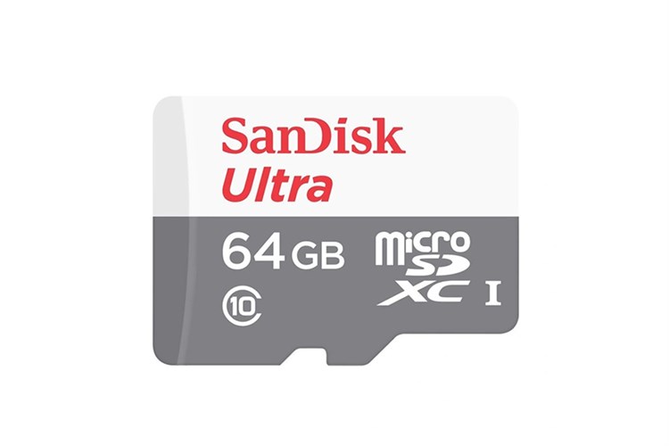 Thẻ nhớ Sandisk MicroSD 64GB class 10_U1 Màu Đen