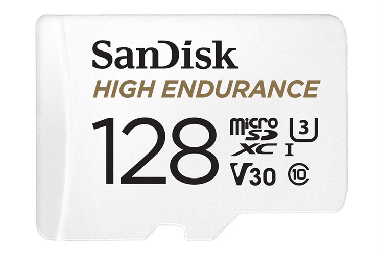 Thẻ nhớ chuyên Camera Sandisk MicroSD 128GB class 10_U3 Màu Trắng