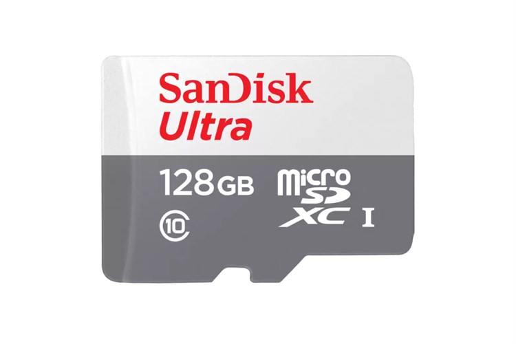 Thẻ nhớ Sandisk MicroSD 128GB class 10_U1 Màu Xám