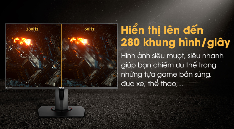 Màn hình Asus TUF Gaming VG279QM 27 inch Full HD/280Hz/1ms