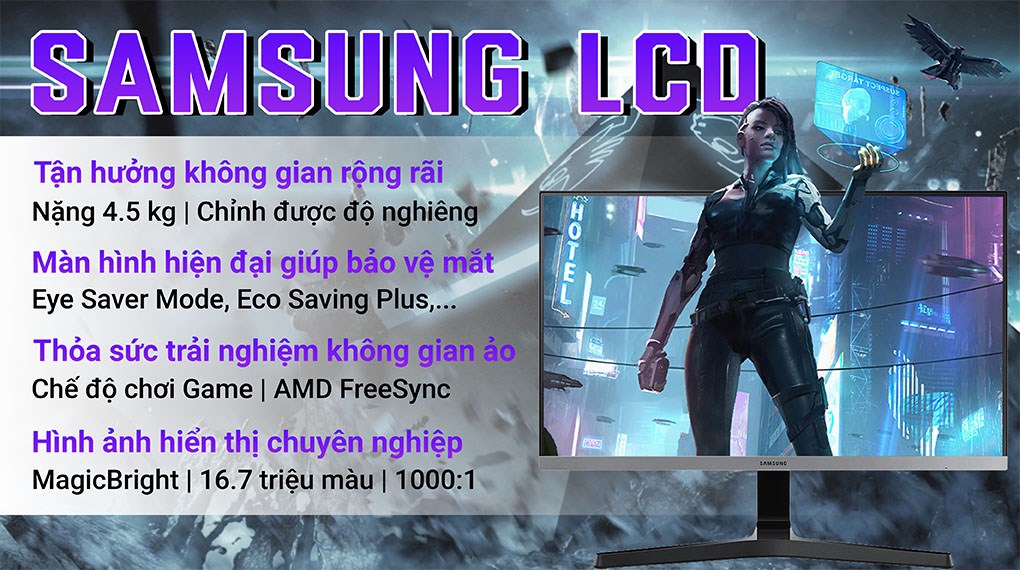 Màn hình Samsung LS27R350FHEXXV 27 inch FHD/IPS/75Hz/5ms/HDMI