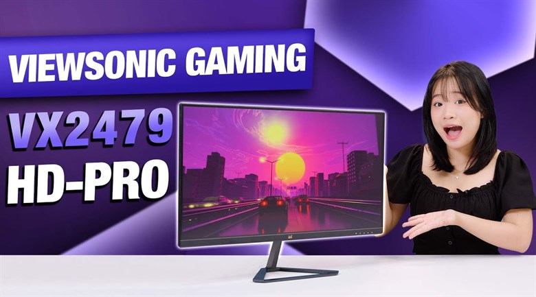 Màn hình Gaming Viewsonic VX2479-HD-PRO 24 inch FHD/IPS/165Hz/1ms/HDMI