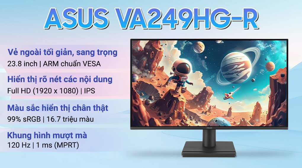 Màn hình Asus VA249HG-R 23.8 inch FHD/IPS/120Hz/1ms