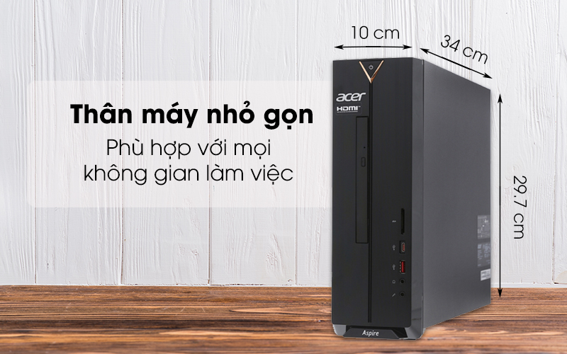 Acer Aspire XC-885 i5-8400/4GB/1TB/Bàn phím&Chuột/Win10 (DT.BAQSV.009)