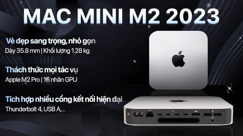 Mac mini M2 Pro 2023 10-core CPU/16GB/512GB/16 core GPU (MNH73SA/A)