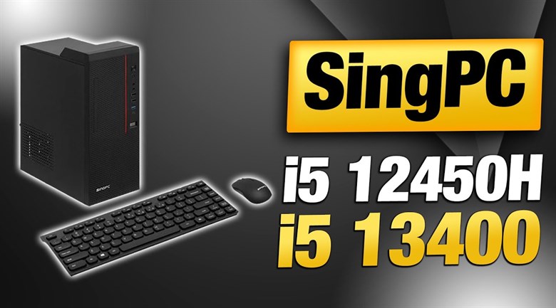 SingPC i512H682SF-W i5 12450H/8GB/256GB/Bàn phím/Chuột/Win11Pro