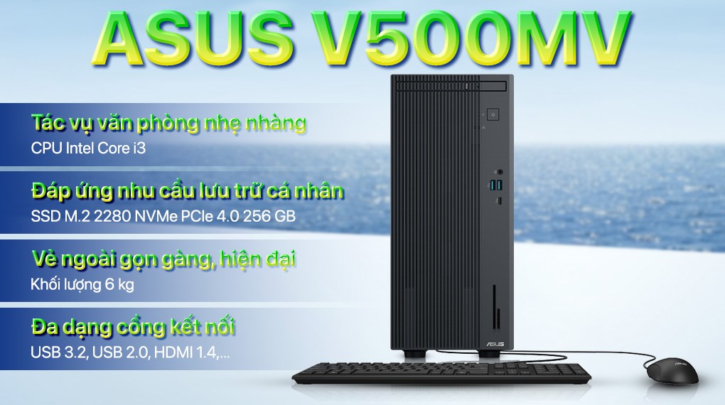 ASUS V500MV i3 1315U/8GB/256GB/Bàn Phím/Chuột/Win11 (V500MV-31315U054W)