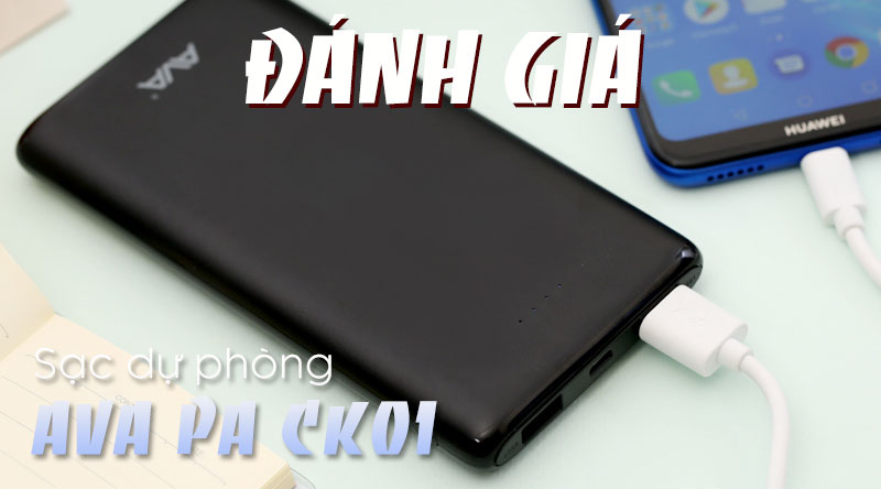 Pin sạc dự phòng Polymer 10.000 mAh AVA PA CK01