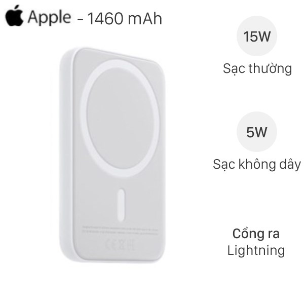 Pin sạc dự phòng MagSafe Battery Pack 15W Apple MJWY3