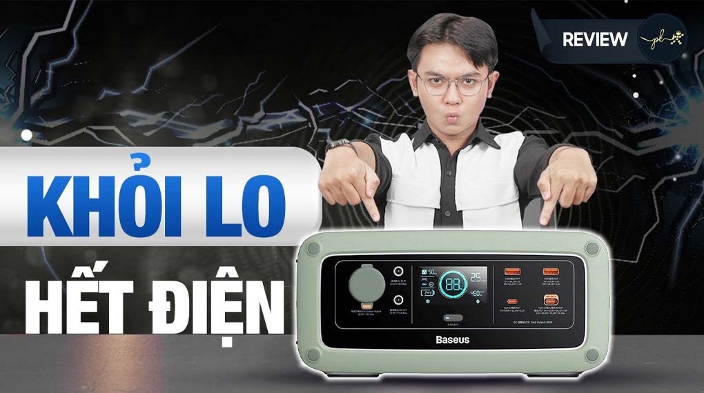 Trạm sạc dự phòng di động 90000mAh PD140W 220V/450W Baseus ioTa BPE45A