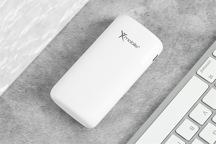 Pin sạc dự phòng 10000mAh Type C PD QC3.0 22.5W Xmobile T121 Màu Trắng