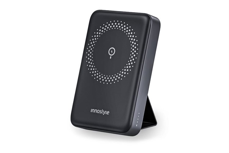 Pin sạc dự phòng 10000mAh không dây Magnetic Type C PD 20W Innostyle PowerMag 2in1 IS20PD Màu Đen