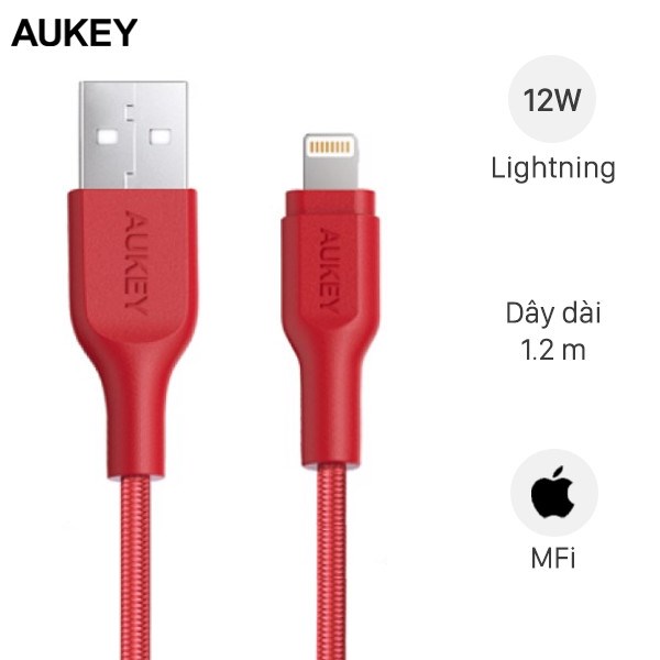 Cáp Lightning MFI 1.2m AUKEY CB-AL1