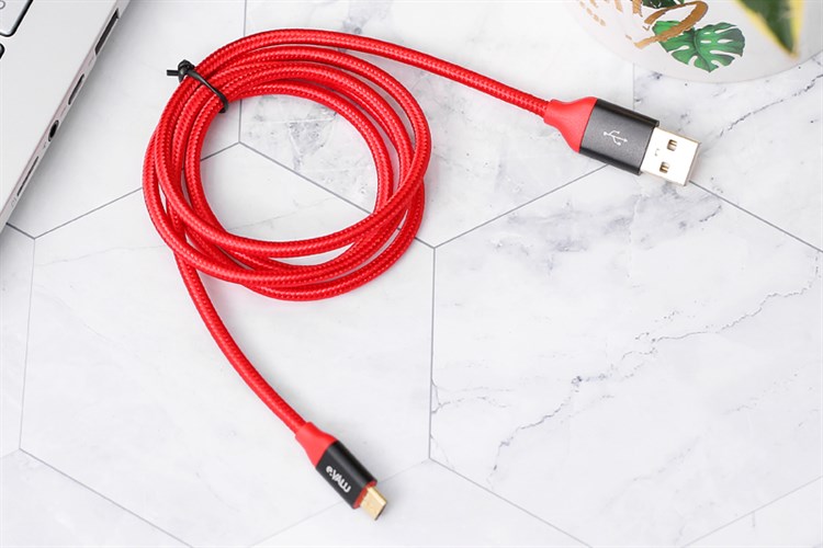 Cáp Micro USB 1m eValu LTM-01 Màu Đen - Đỏ