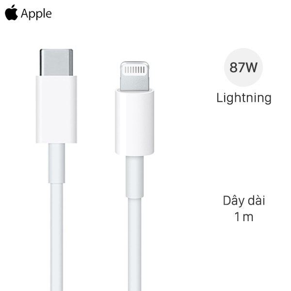 Cáp Type C- Lightning 1m Apple MX0K2 Trắng