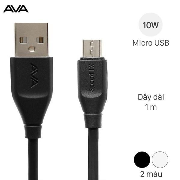 Cáp Micro USB 1m AVA Speed II X