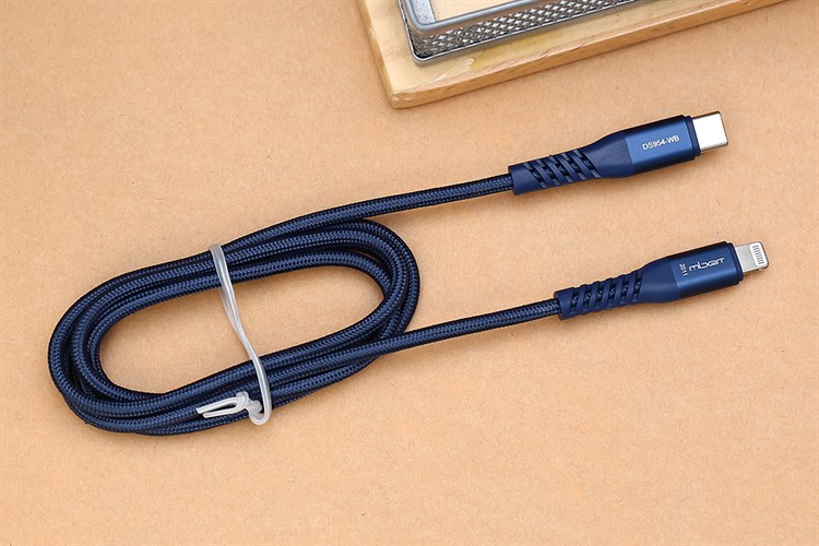 Cáp Type C - Lightning MFI 1m Mbest DS954 Màu Xanh Navy