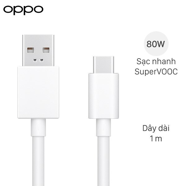 Cáp Type C SuperVOOC 1m OPPO DL129