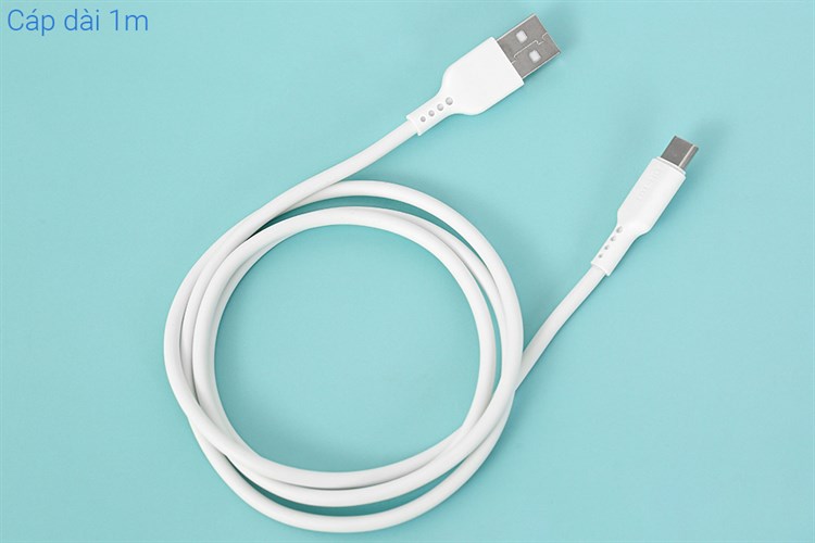 Cáp Type C 1m Hydrus DR-T01 Màu Trắng
