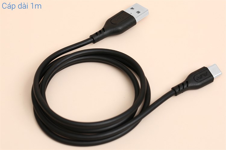 Cáp Type C 1m AVA+ DS07 Màu Đen