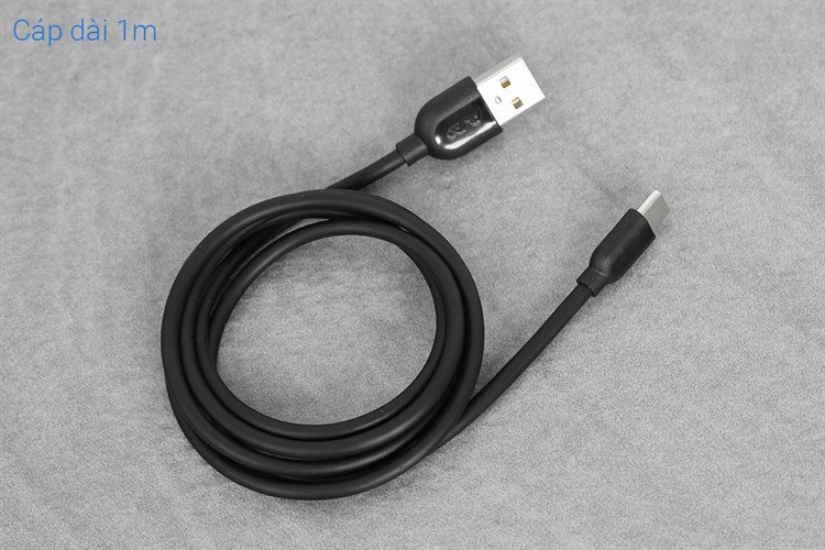 Cáp Type C 1m AVA+ DR-T02 Màu Đen