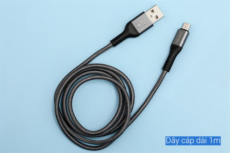 Cáp Micro USB 1m Xmobile DR-M02 Màu Xám