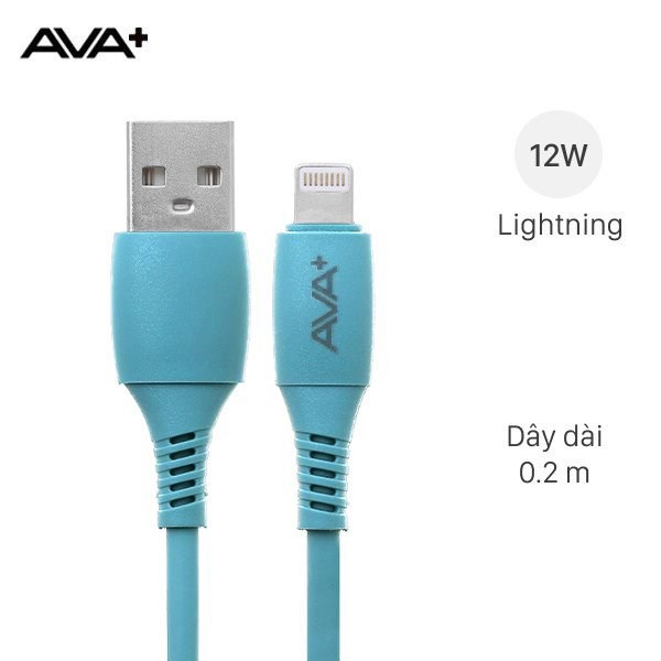 Cáp Lightning 20cm AVA+ CN034