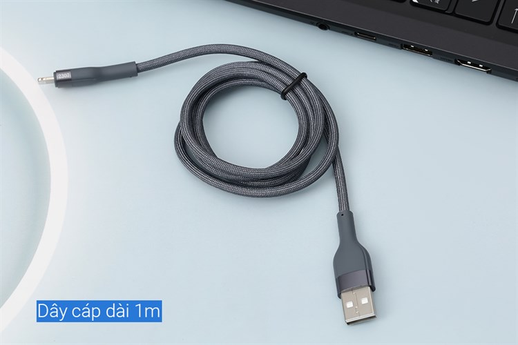 Cáp Lightning 1m Xmobile L2205 Màu Xám