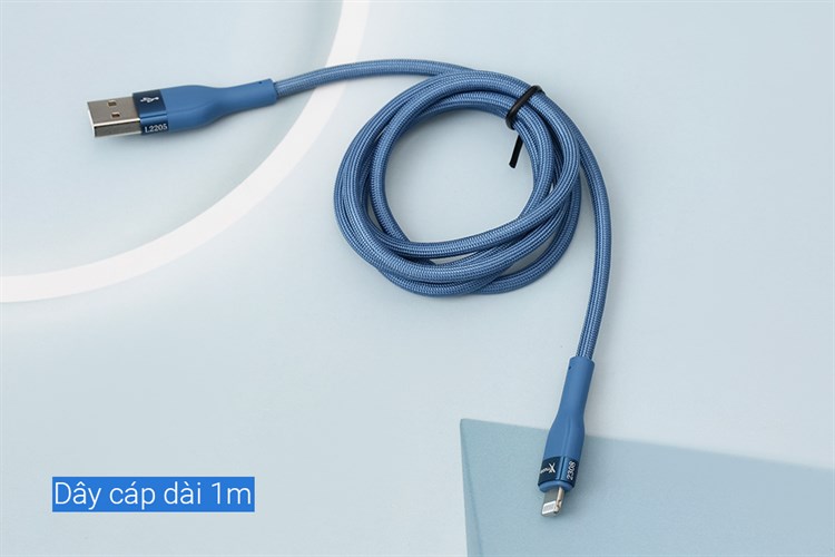 Cáp Lightning 1m Xmobile L2205 Màu Xanh Navy