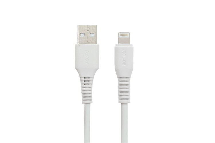 Cáp Lightning 1m AVA+ JXL-08 Màu Trắng