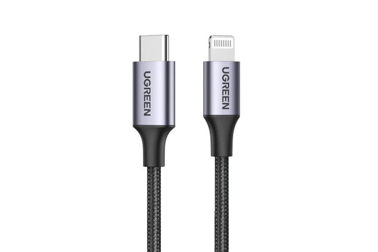 Cáp Type C - Lightning MFI 1m Ugreen 60759 Màu Đen