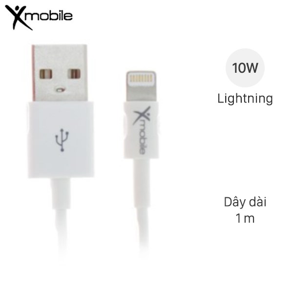 Dây cáp Lightning 1 m Xmobile