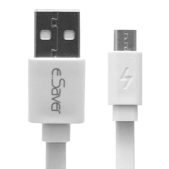 Cáp Micro USB 0.2m eSaver BST-0728 Màu Trắng