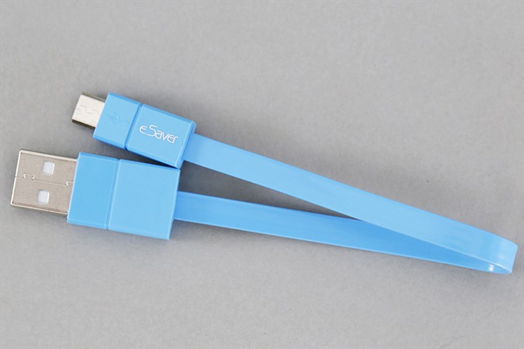 Cáp Micro USB 20cm eSaver DS026 Màu Xanh Dương